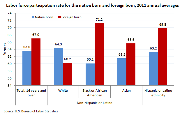 Foreign Born - Labor Force Participation