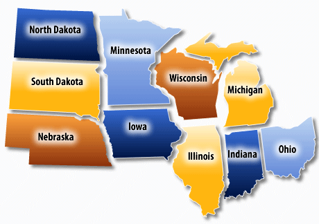 Midwest Map