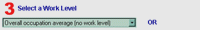 Select a Work Level