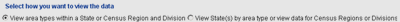 Select how you want to view the data