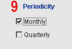 Select a Periodicity
