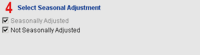 Select Seasonal Adjustment