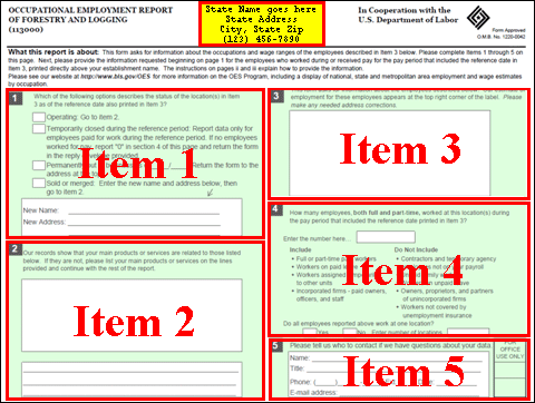 Sample Form's Front Page
