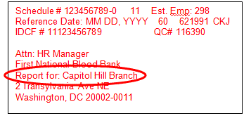 Item 3 box highlighted from the Sample Form