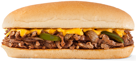 Image of a Philadelphia cheesesteak