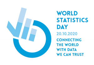 United Nations logo for World Statistics Day 2020