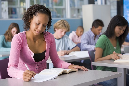 students in a classroom