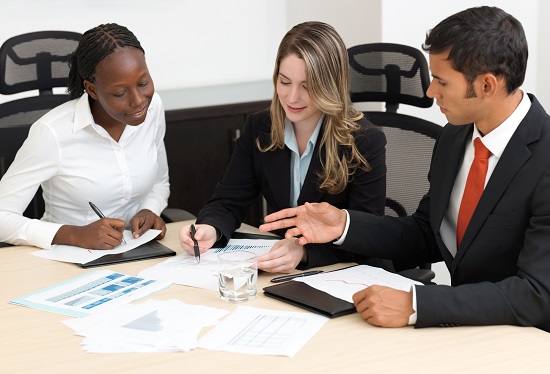 Business people in a meeting