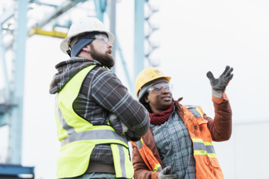 Construction workers.