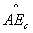 Capital AE hat sub c