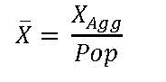 Quotient: Average value