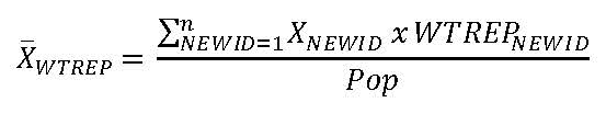 Replicate means for expenditures