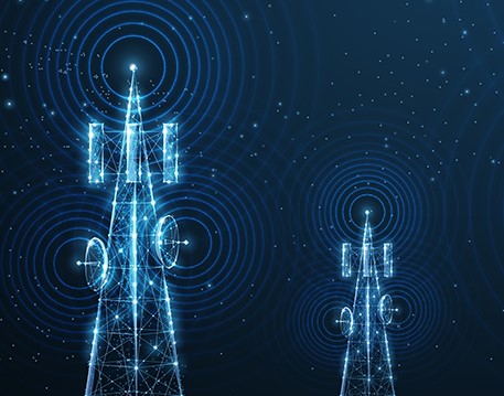 Wireless telephone service decorative image
