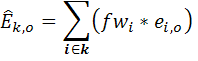 Formula #11: Horvitz-Thompson estimator for employment estimates