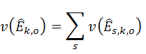 Formula #16: Final variance for occupational employment 