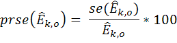 Formula #18: Relative standard error estimator