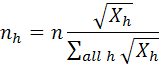 Formula #2: GGS private industry/A_NAICS sample allocation