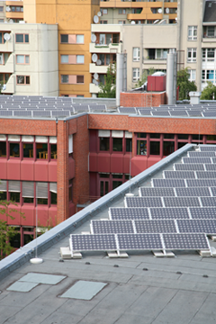 Illustration 9. Large roof-mounted solar array