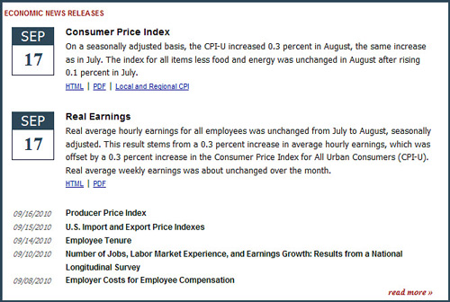 Economic Releases