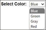 Selecting Color