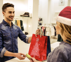Holiday employment in retail trade