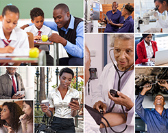 Labor activity of Black or African Americans