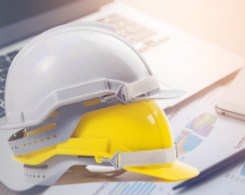 Hard hat safety helmet.