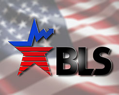 BLS logo with U.S. flag