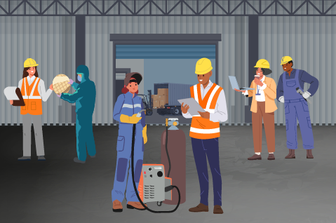 BLS projects nearly 1 million openings in production occupations each year, on average, from 2024 to 2034.