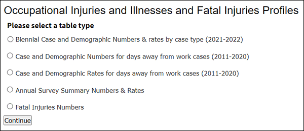 Screen 1-Table Types