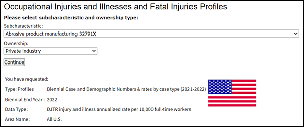 Screen 6-Select a subcharacteristic and ownership type