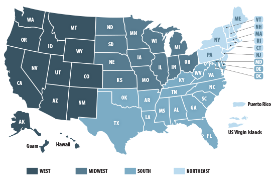 West Census Region : Western Information Office : U.S. Bureau of Labor  Statistics