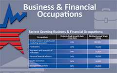 Business finance occupations