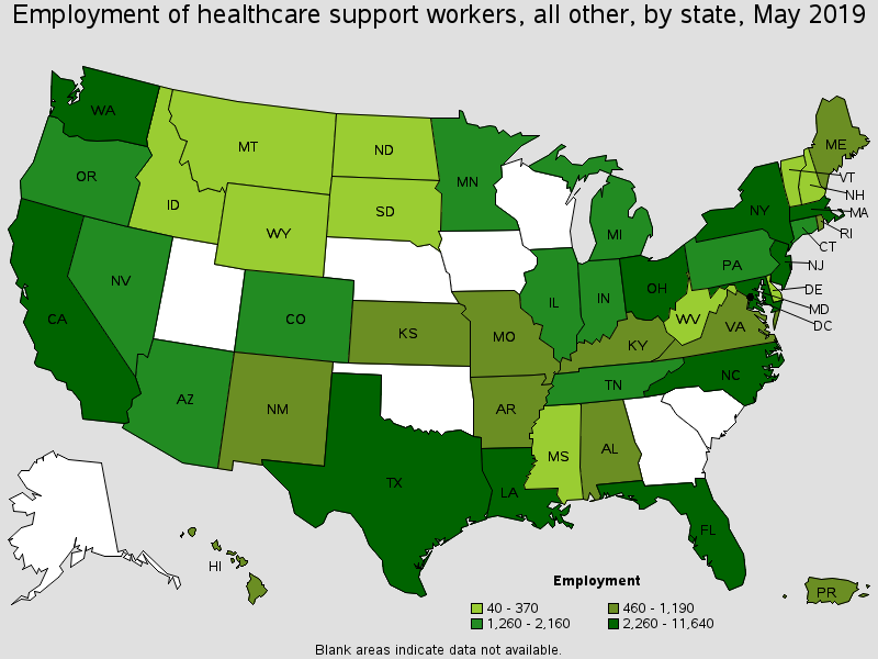 Healthcare Support Workers, All Other