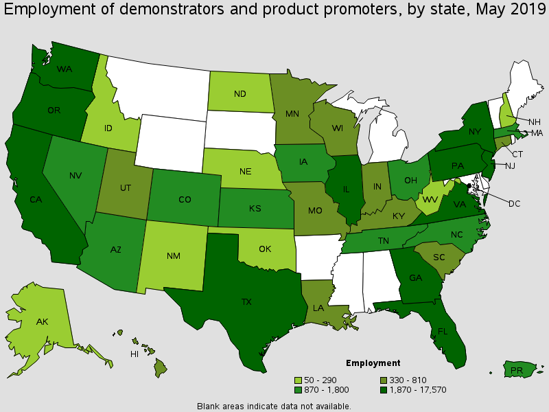Demonstrators and Product Promoters