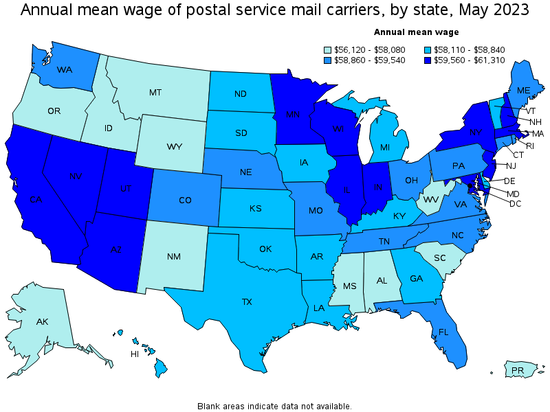 Usps Mail Carrier Salary Chart