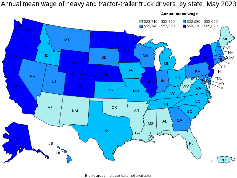 Annual mean wages