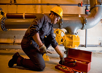 What are some of the duties of a facilities maintenance worker?