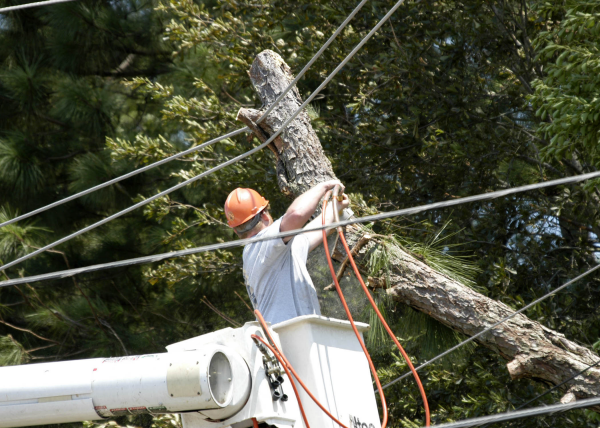 Image of an electrical worker