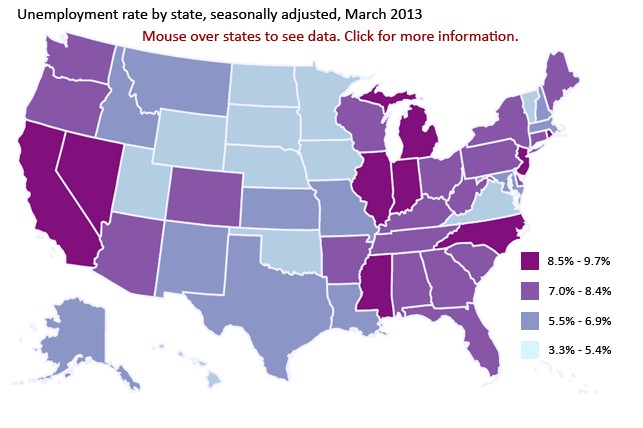 Unemployment Chart By State