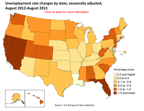 Unemployment Rate By State Chart