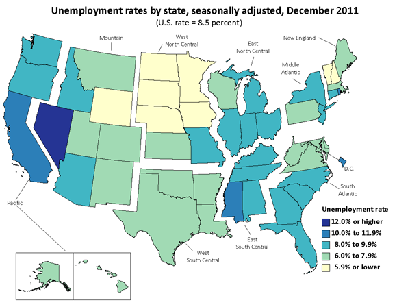 Unemployment Chart By State