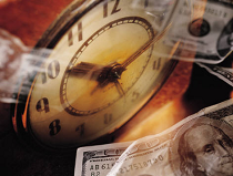 Clock and money