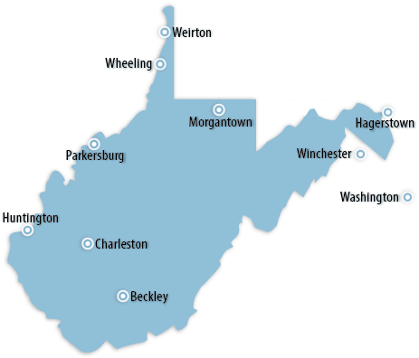 West Virginia Map