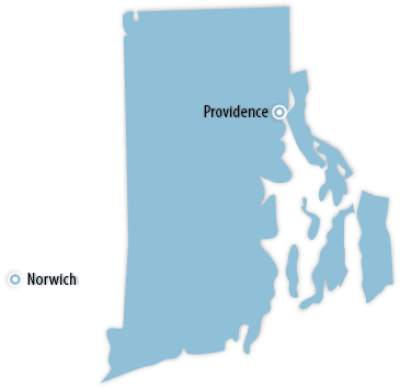 Rhode Island Area Map