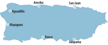 Puerto Rico Map