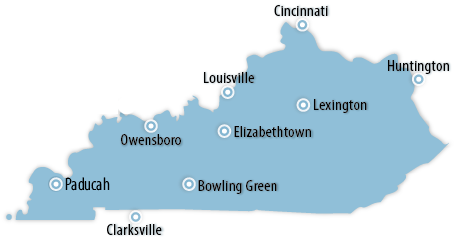 Kentucky Area Map