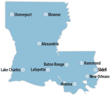 Louisiana Map