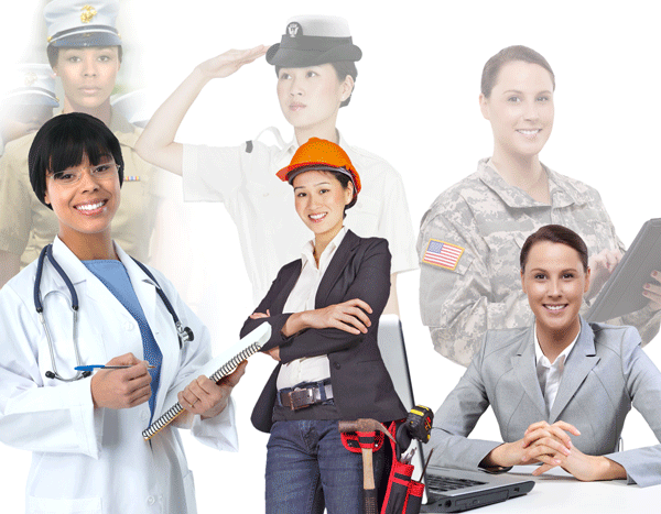 Women veterans in the labor force image